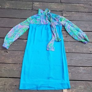 Vintage 60s psychedelic Twiggy dress